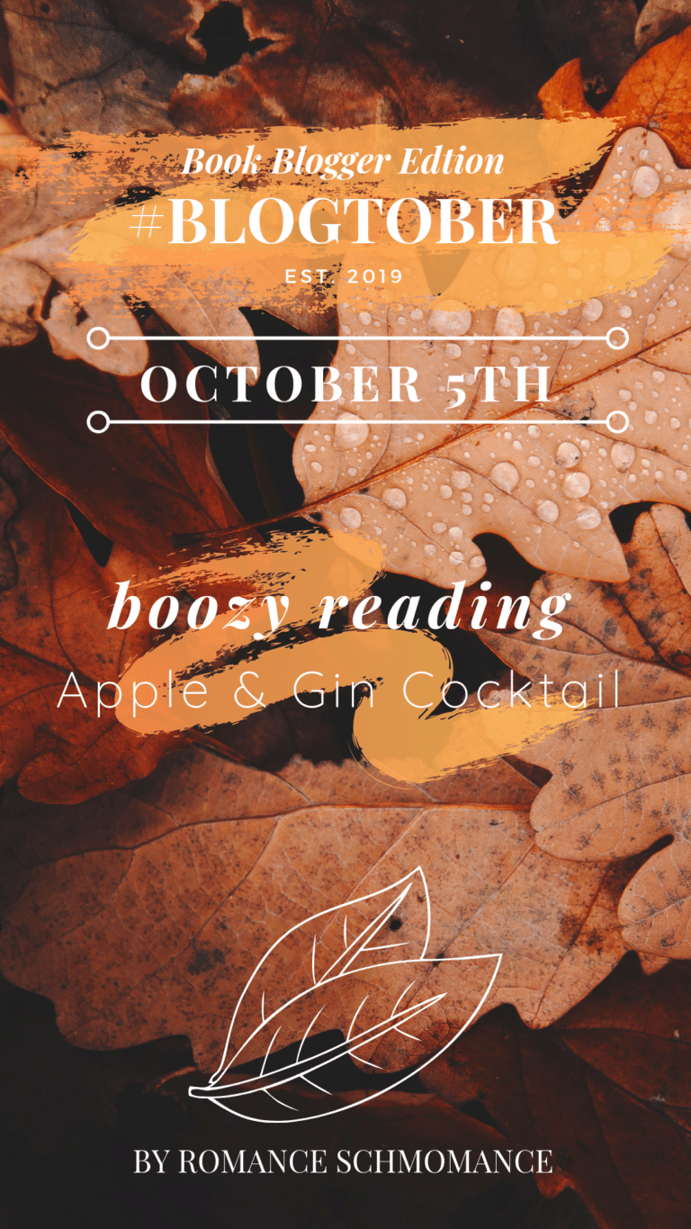 5 | #BLOGTOBER | BOOZY READING – APPLE & GIN COCKTAIL