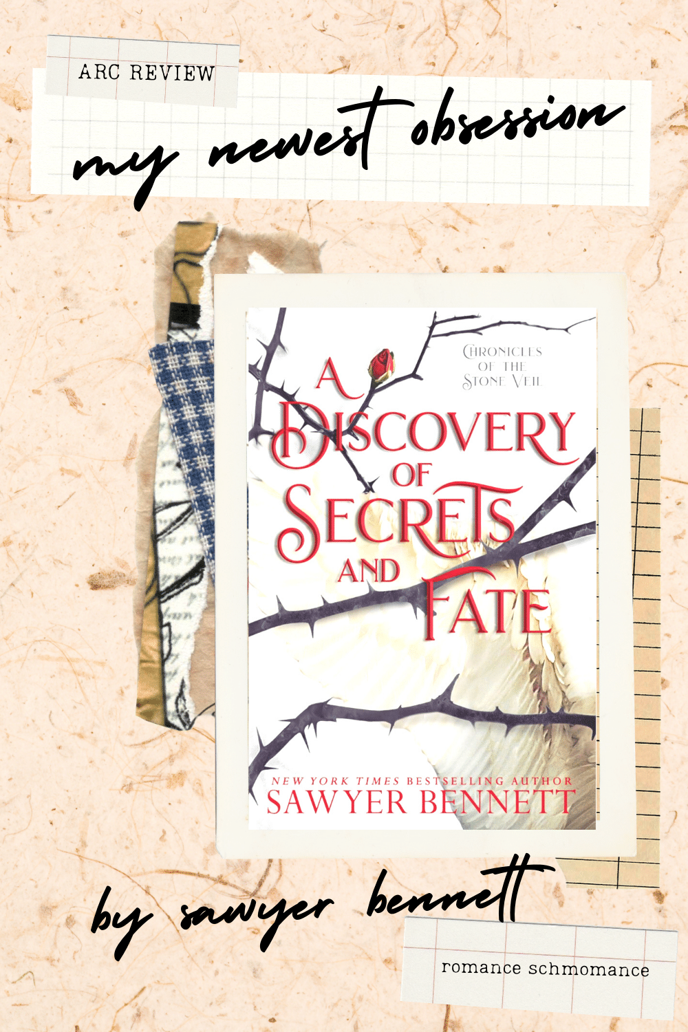 Romance Schmomance | Book Review : A Discovery of Secrets and Fate by Sawyer Bennett