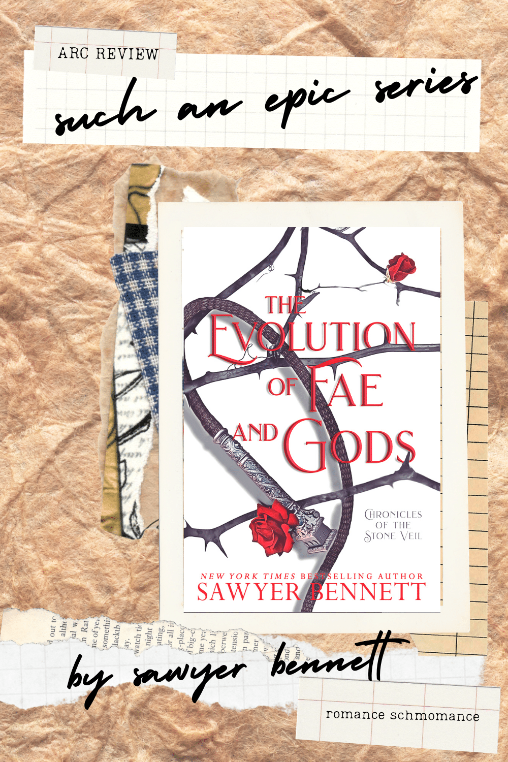 Romance Schmomance | Book Review : The Evolution of Fae and Gods by Sawyer Bennett