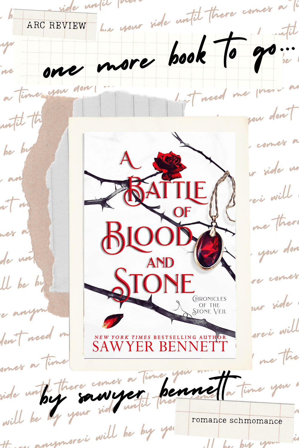 Romance Schmomance | Book Review : A Battle of Blood and Stone by Sawyer Bennett