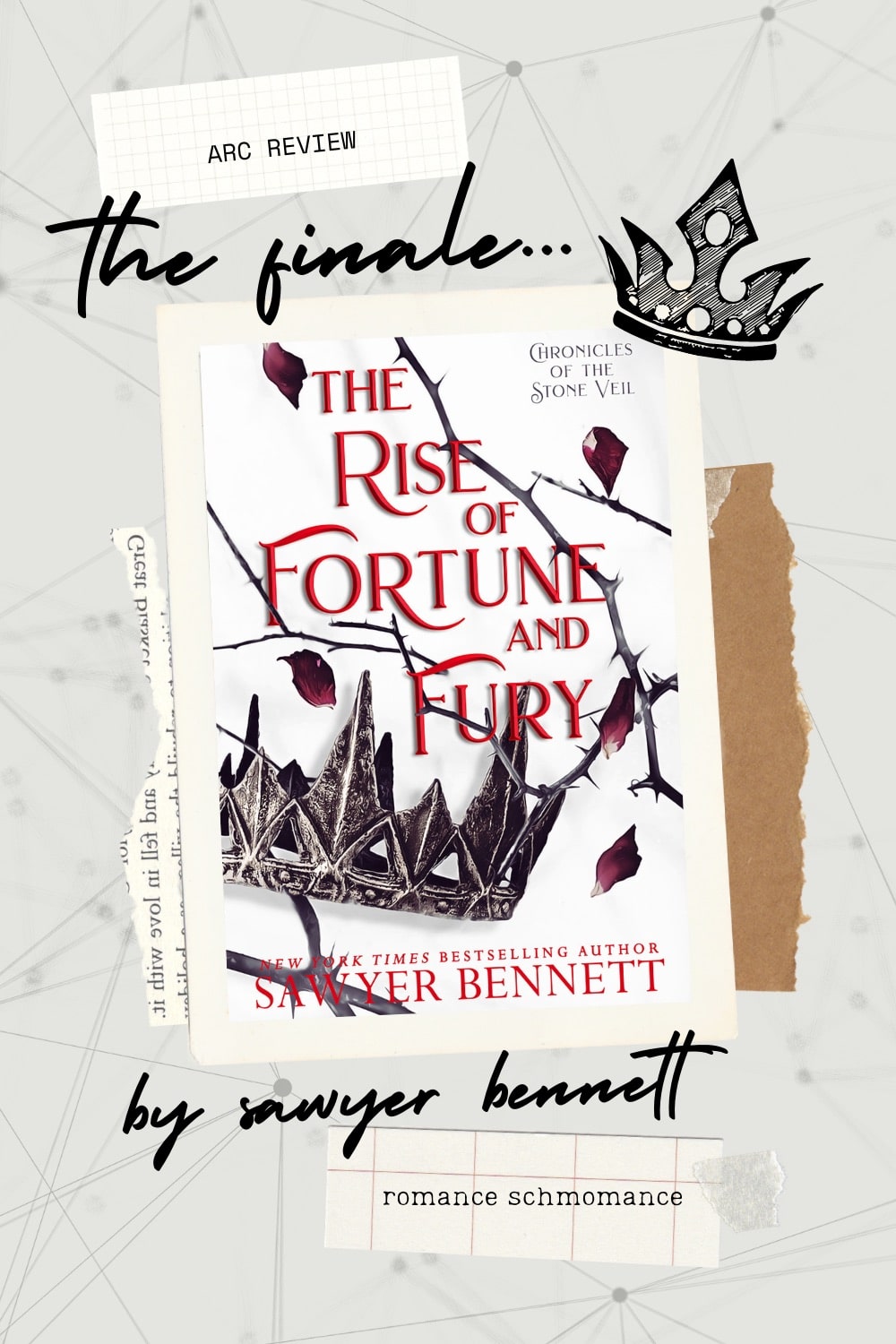 Romance Schmomance | Book Review : The Rise of Fortune and Fury by Sawyer Bennett